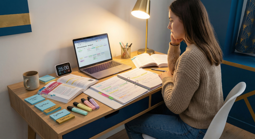 révisions BTS NDRC méthodes organisation examens