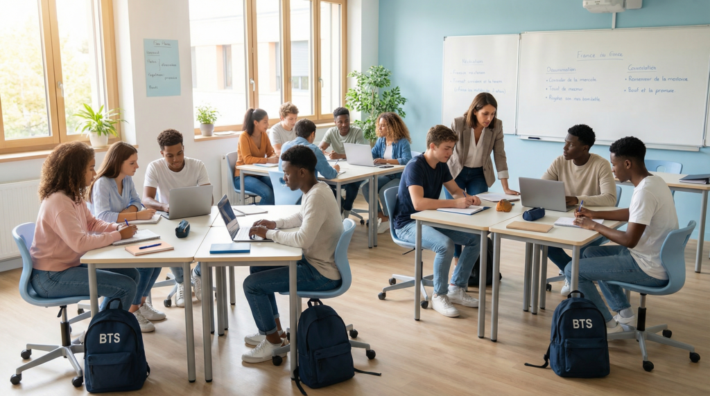 pédagogie différenciée BTS NDRC groupes élèves